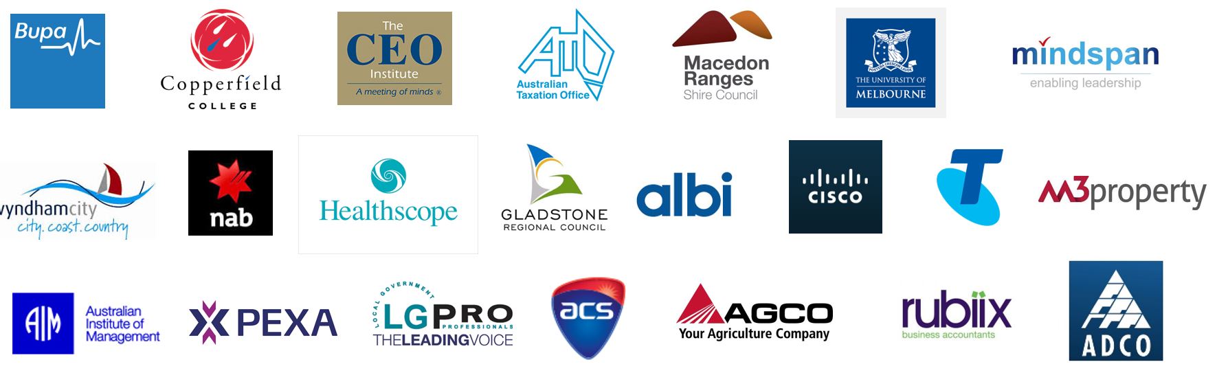 logos 3 rows